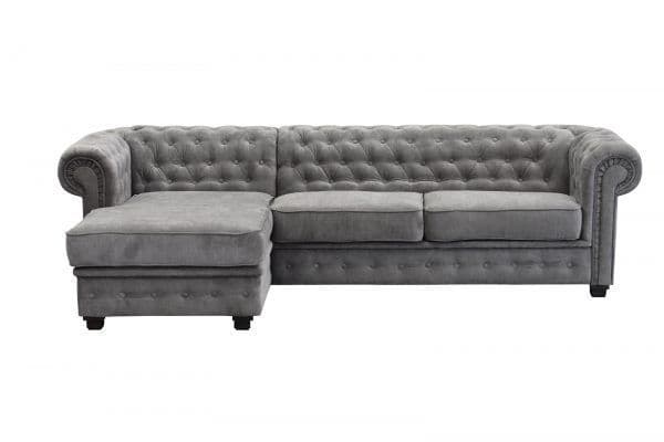 Axelle Corner Sofa Bed Graphite