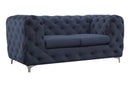 Sophia Navy Blue 3+2+1 Seater Sofa Set Living Room Furniture