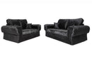 Tangence 3 + 2 Seater Sofa Black Shimmer