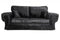 Tangence 3 + 2 Seater Sofa Black Shimmer