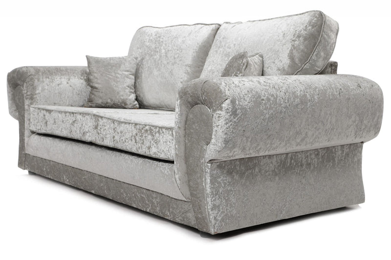 Tangence 3 + 2 Seater Sofa Silver Shimmer