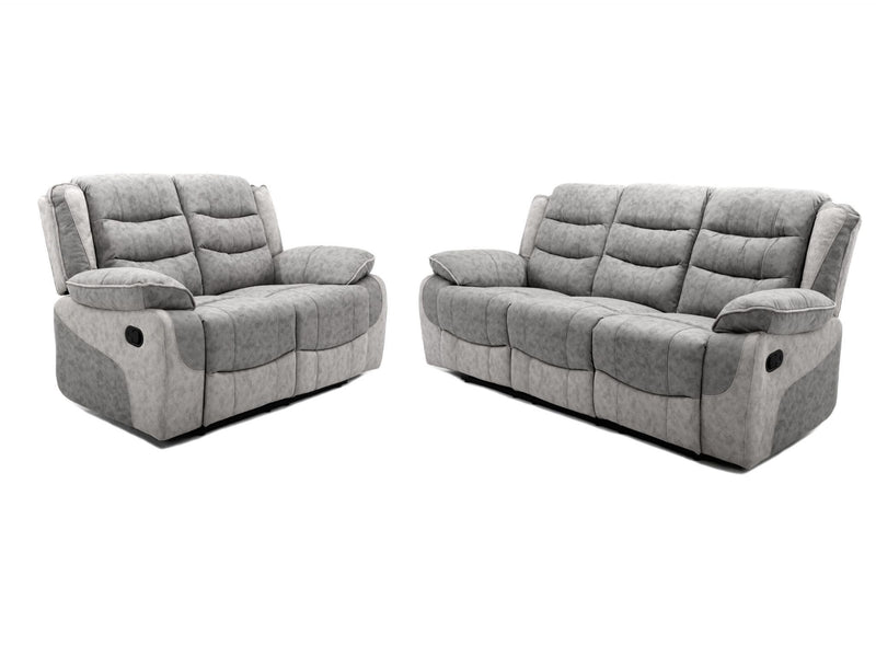 Tyler Recliner 3+2 Seater Sofa Set Grey