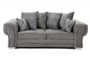 Verane Scatter Back 3+2 Seater Sofa Set Grey