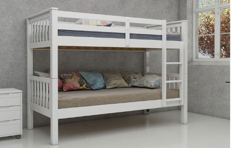 Zebra Bunk Bed - White